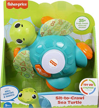 Load image into Gallery viewer, Fisher-Price Linkimals Sit-to-Crawl Sea Turtle, Light-up Musical Crawling Toy for Baby, Multi color
