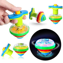 Load image into Gallery viewer, Light Up Spinning Tops for Kids, LED Light Up Flashing UFO Spinning Tops Gyroscope Novelty Bulk Stocking Stuffers for Birthday Party Favors Games Presents (16 Pieces)
