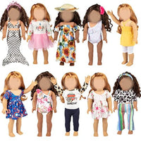 Handmade Doll Clothes (10 Different Outfits) for American 18