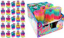 Load image into Gallery viewer, JA-RU Magic Spring Glitter Rainbow (24 Units) Girls Rainbow Springs with Shiny Glitter Fidget Toy for Girls. Stress Toy Party Favor Decorations. Plus 1 Sticker 2003-24s

