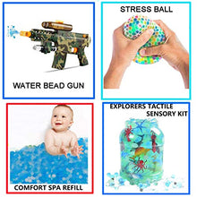 Load image into Gallery viewer, OEEKOI Water Beads Ocean, 20,000 Water Gel Beads Jelly Growing Balls for Kids Tactile Toys, Tactile Sensory Experience, Wedding Centerpieces and Home Decoration
