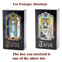 Load image into Gallery viewer, AIEWEV Tarot Deck with Guidebook,Classic 78-Tarot Cards Set,Colorful Holographic Cards Glowing Fortune Telling Game for Beginners,Expert Readers,Tarot Lover(English Manual)
