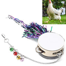 Load image into Gallery viewer, LSSJJ Chick Mirror Toy Chick Xylophone Toy Pet Chicken Mirror Drum Toys Chicks Hens Hanging Double Side Playing Toy with Bells

