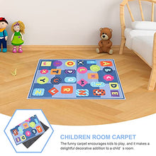 Load image into Gallery viewer, BESPORTBLE Hopscotch Rug Hop and Floor Mat Anti Slip Kids Playing Floor Carpet Mat Playroom Floor Area Rug Letter Style Crawling Game Mat 90X60cm
