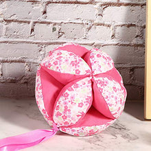 Load image into Gallery viewer, Colored Ball, Attractive Yarn Ball with Ribbon for Baby to Kick(red)
