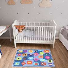 Load image into Gallery viewer, ARTIBETTER Children Carpet Kids Room Playing Floor Mat Cute Educational Game Carpet for Baby Room Kindergarten Decor, Game, Learn- Letters
