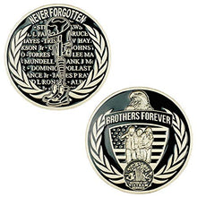Load image into Gallery viewer, VetFriends.com Vietnam Brothers Forever Commemorative Challenge Coin with Bald Eagle and Battlefield Cross Graphics 1.75 inch

