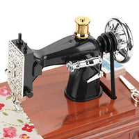 eboxer-1 Mechanical Music Box, Mini Sewing Machine Mechanical Toy Gift Table Decoration Hand Operated Present for Adults Girls Boys Kid Toys