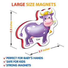 Load image into Gallery viewer, Little World Foam Refrigerator Magnets for Toddlers Age 1 - Fridge Magnets for Kids  Large Baby Magnets Toy  Set of 28 Magnetic Animals for Toddler Learning  Safe Kids Magnets for 2 3 Year Old
