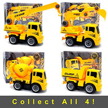 Load image into Gallery viewer, MUKIKIM Construct A Truck - Excavator. Take it Apart &amp; Put it Back Together + Friction Powered(2-Toys-in-1!) Awesome Award Winning Toy That Encourages Creativity!
