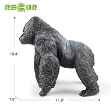 Load image into Gallery viewer, RECUR Toys Large Mountain Gorilla King Kong Toys - Realistic Hand Painted Walking Gorilla Ape Figurine Model  Replica Orangutan 2021 Godzilla vs Kong Toys Figure Gift for Collectors Boys Kids 3+
