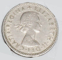 Rare Collectible Coin 1961 Great Britain English One Shilling, Excellent Condition: Very Fine Details Visible
