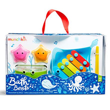 Load image into Gallery viewer, Munchkin Bath Beats Musical Toddler Bath Toy Set, Includes Xylophone, Bath Drum &amp; Shakers
