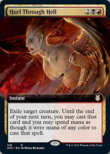 Magic: the Gathering - Hurl Through Hell (318) - Extended Art - Forgotten Realms Commander