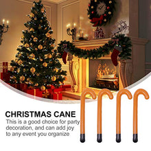 Load image into Gallery viewer, BESPORTBLE 12Pcs Christmas Inflatable Candy Canes Christmas Holiday Party Candy Canes Decorations
