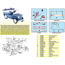Load image into Gallery viewer, Blue Diamond Classics Pedal Car Parts, Hamilton Tow Truck Rails
