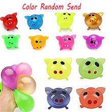 Load image into Gallery viewer, HAVAJ 5cm Venting Toy Pig Shape, Stress Relief Smash Vent Decompression Toy Colorful Splat Pig Ball, Stress Relief for ADHD, OCD, Autism, and Anxiety Disorder,Color Random Send (1pcs)
