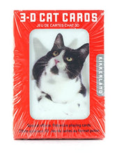 Load image into Gallery viewer, Kikkerland Playing Cards, Cat Lenticular
