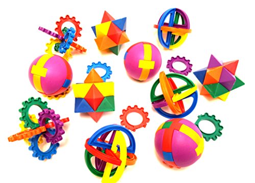 Dondor Puzzle Balls for Children (12 Pack)