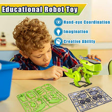 Load image into Gallery viewer, Dinonano Dinosaur STEM Solar Robot Toys for Kids - 3 in 1 Building Games Educational Science Coding Engineering Kit for Boys Ages 5 6 7 8-12 STEM Toys Dinosaur Gift School Family Creative Activities
