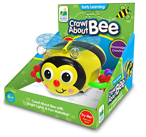 The Learning Journey Early Learning - Crawl About Bee - Crawling Toys for Babies 6-12 Months - Bright Lights and Fun Melodies - Award Winning Toys