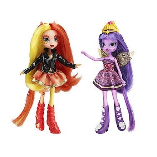 My Little Pony Equestria Girls Sunset Shimmer and Twilight Sparkle Figures