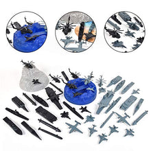 Load image into Gallery viewer, Sunny Days Entertainment Military Air Force Bucket  47 Assorted Battleships and Accessories Toy Play Set for Kids, Boys and Girls | Plastic Boat and Plane Figures with Storage Container
