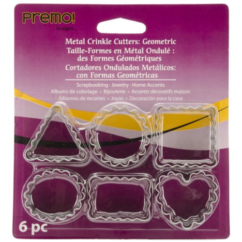 Premo Metal Crinkle Cutters 6/Pkg-