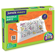 Load image into Gallery viewer, Jungle Magic Doodle Artz Music, White
