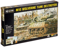 Bolt Action M10 Wolverine Tank Destroyer 1:56 WWII Military Wargaming Plastic Model Kit