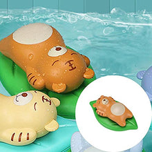 Load image into Gallery viewer, Baby Bath Toys - Bath Bear on Leaf Toys Ocean Animals Floating Bath Toy for Kids

