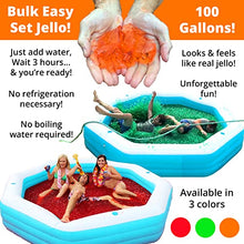 Load image into Gallery viewer, Bulk JELLO WRESTLING Mix. 100 Gallon Package! RED Jelly Wrestling Kit. Just Add Water to your Jello Pool to make a Jello Wrestling Ring. Easy Set Wrestling Jello for Parties, Tug of War &amp; Fundraisers.
