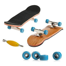 Load image into Gallery viewer, Kathson Professional Mini Fingerboards/ Finger Skateboard -1 Pack (Light Blue Bearing Wheels)
