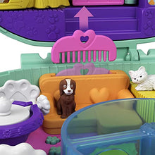 Load image into Gallery viewer, Polly Pocket Hedgehog Cafe Compact, Cafe &amp; Pet Theme, Micro Polly Doll &amp; Friend Doll, 2 Animal Figures (1 Cat with Tail Hair), Fun Features &amp; Surprise Reveals, Great Gift for Ages 4 Years Old &amp; Up
