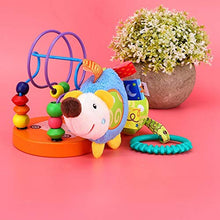 Load image into Gallery viewer, Durable Soft Non-Toxic Baby Bed Hanging Toy, Bright Color Animal Shape Plush Crib Hanging Toy, for Baby Carrier Car Seat(Hedgehog)
