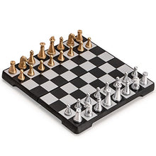 Load image into Gallery viewer, Yellow Mountain Imports Travel Magnetic Chess Mini Set (6.3 Inches)   Compact, Folding, Educational

