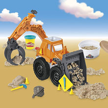 Load image into Gallery viewer, Play-Doh Wheels Front Loader Toy Truck for Kids Ages 3 and Up with Non-Toxic Sand Compound and Classic Compound in 2 Colors

