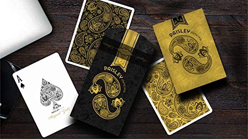 Murphy's Magic Supplies, Inc. Paisley Magical Gold Playing Cards by Dutch Card House Company | Poker Deck | Collectable