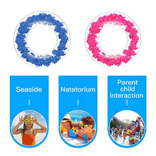 Load image into Gallery viewer, ALXFFBN Swim Rings Transparent PVC Swim Rings Round Feather Swim Ring Leak Proof Clear Inflatable Float Swim Tubes Adult Lifebuoy Ring Kids Pool Toys for Pool Seaside Natatorium, Multi Colors &amp; Size
