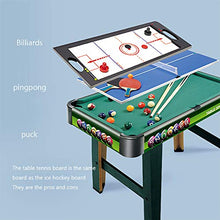 Load image into Gallery viewer, Luxury 3-in-1 Table Game Set, Table Tennis Ice Hockey, Billiard Assembly Pool Table Interactive Children&#39;s Educational Toys
