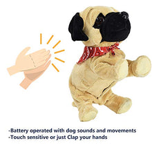 Load image into Gallery viewer, WEofferwhatYOUwant Pug Daddy - Plush Electronic Toy Dog - Touch and Sound, Plays Tricks, Barks, and Cuddles
