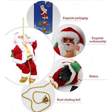Load image into Gallery viewer, Sdoveb 2PC Electric Dancing Music Santa Claus, Christmas Electric Climbing Santa with Singing Xmas Party Decoration Doll New Year Gift Toys (As Shown)
