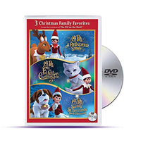 Load image into Gallery viewer, The Elf on The Shelf ELF Pets TRI-Pack DVD | Santas St. Bernard&#39;s Save Christmas, A Fox Cubs Christmas Tale, Santas Reindeer Rescue
