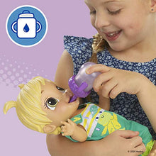 Load image into Gallery viewer, Baby Alive Baby Gotta Bounce Doll, Frog Outfit, Bounces with 25+ SFX and Giggles, Drinks and Wets, Blonde Hair Toy for Kids Ages 3 and Up
