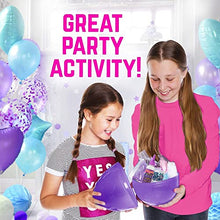Load image into Gallery viewer, GirlZone Egg Surprise Galaxy Slime Kit for Girls, 41 Pieces to Make Glow in The Dark Slime with Lots of Fun Glitter Slime Add Ins, Great Gift Idea
