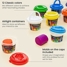 Load image into Gallery viewer, Arteza Kids Play Dough, 12 Bright Colors, 2.8-oz Tubs, Soft, Air-Tight Containers, Art Supplies for Kids Crafts and Playtime Activities
