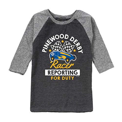 Boy Scouts of America Pinewood Racer Reporting for Duty - Youth Raglan