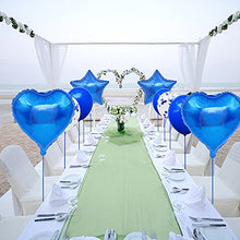 Load image into Gallery viewer, Yijunmca Blue 19 Number Balloons Kit Jumbo Number 19 32&quot; Helium Hanging Balloon Foil Mylar Confetti Latex Balloon for Men Women 19th Birthday Party Supplies 19 Anniversary Events Decoration
