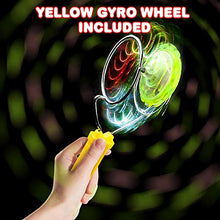 Load image into Gallery viewer, ArtCreativity Retro Light Up Toys Set for Kids- Includes 2, 8 Inch Gyro Wheels, Mesmerizing Spinning and Lighting Effects Design- Top Fun Gift for Boys and Girls
