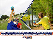 Load image into Gallery viewer, The Grab Football - Make Incredible One Handed Catches, Game of Catch and Throw Football Toy, Includes 3 Gloves
